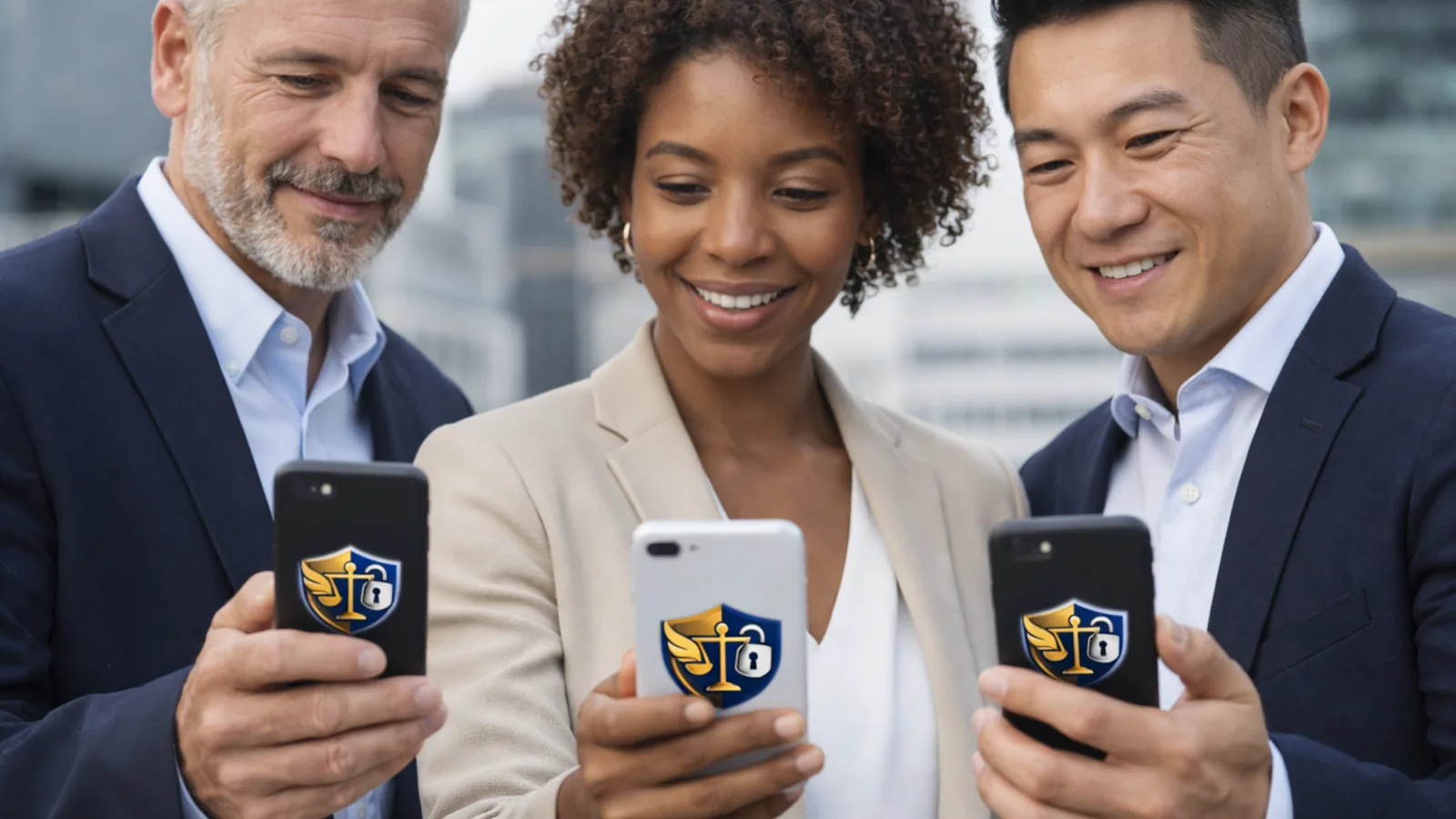 Personas usando la app en el móvil (imagen ilustrativa)